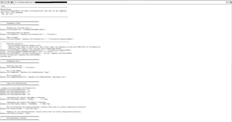 Screenshot 5 of the php source code (another configuration file)