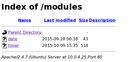 Sceenshot of module loader html sourcecode